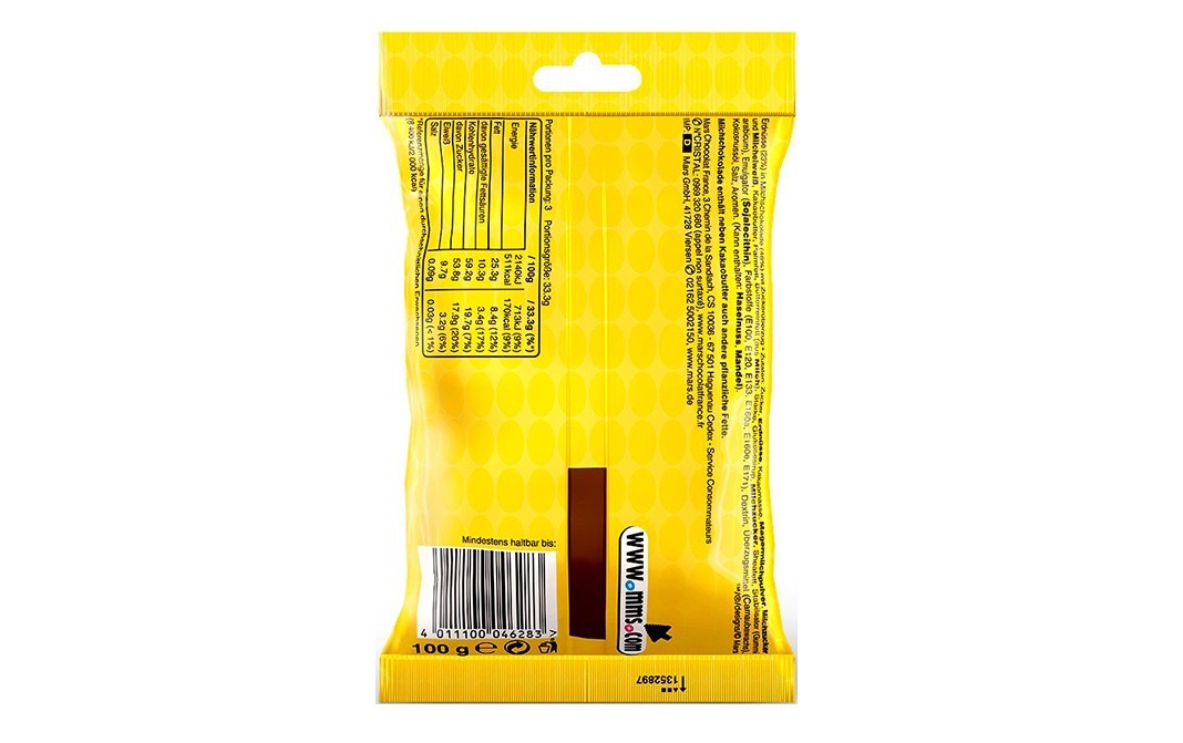 M&M's Peanut Coated With Milk Chocolate    Pack  100 grams